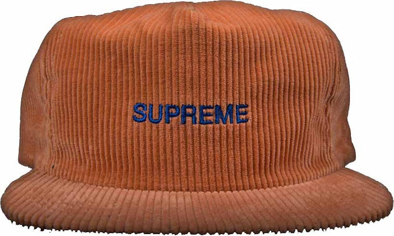 Supreme Corduroy 5 Panel Cap Peach