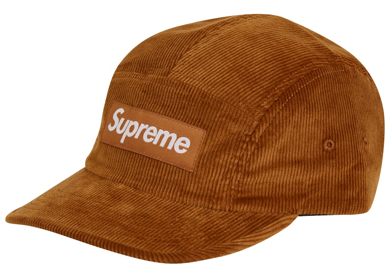 Supreme Corduroy Camp Cap (FW22) Burnt Orange
