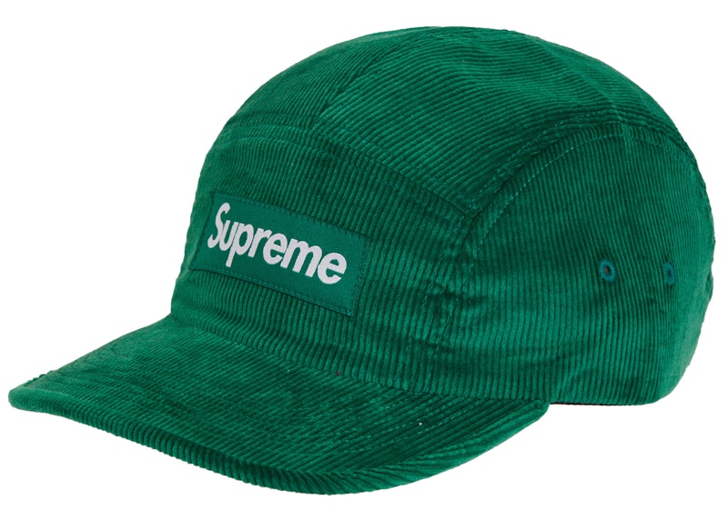Supreme Corduroy Camp Cap (FW22) Green