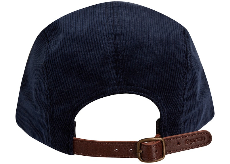 Supreme Corduroy Camp Cap (FW22) Navy