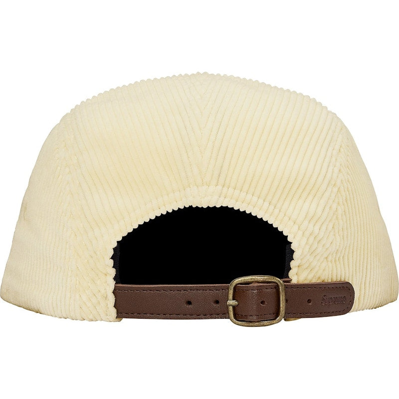 Supreme Corduroy Camp Cap (SS18) Pale Yellow