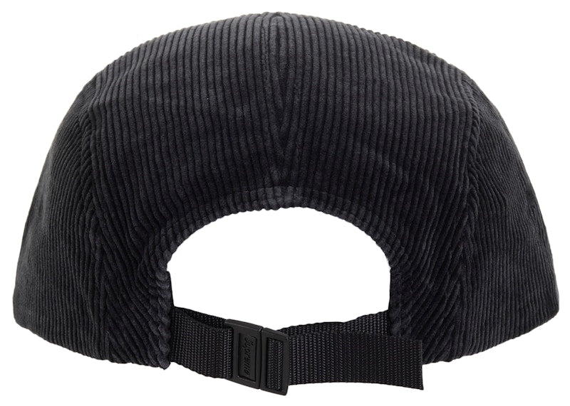 Supreme Corduroy Camp Cap (SS25) Black