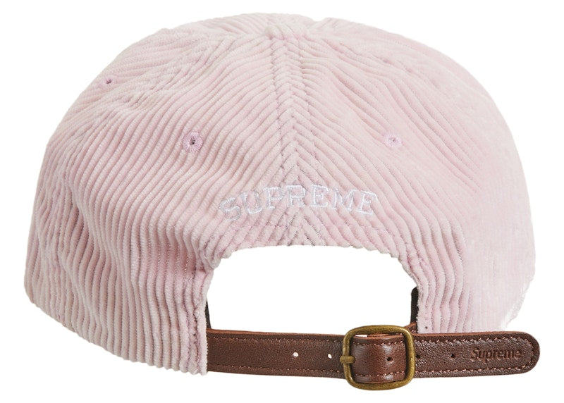 Supreme Corduroy S Logo 6-Panel (FW23) Light Pink