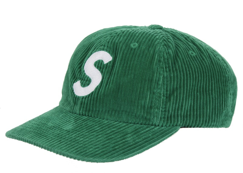 Supreme Corduroy S Logo 6-Panel (FW24) Green