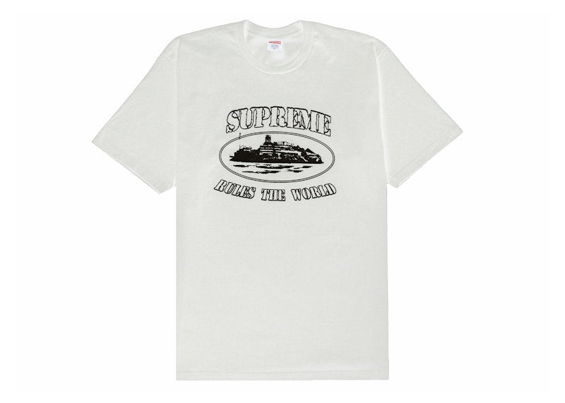 Supreme Corteiz Rule The World Tee White
