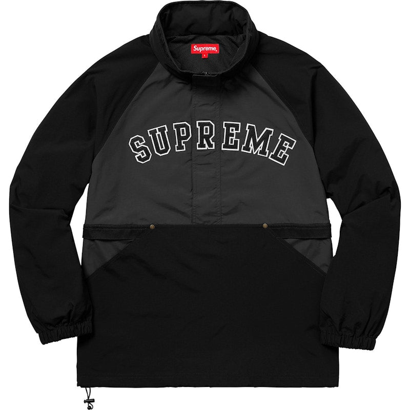 Supreme Court Half Zip Pullover Black