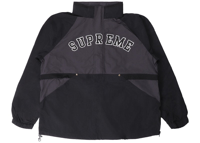 Supreme Court Half Zip Pullover Black