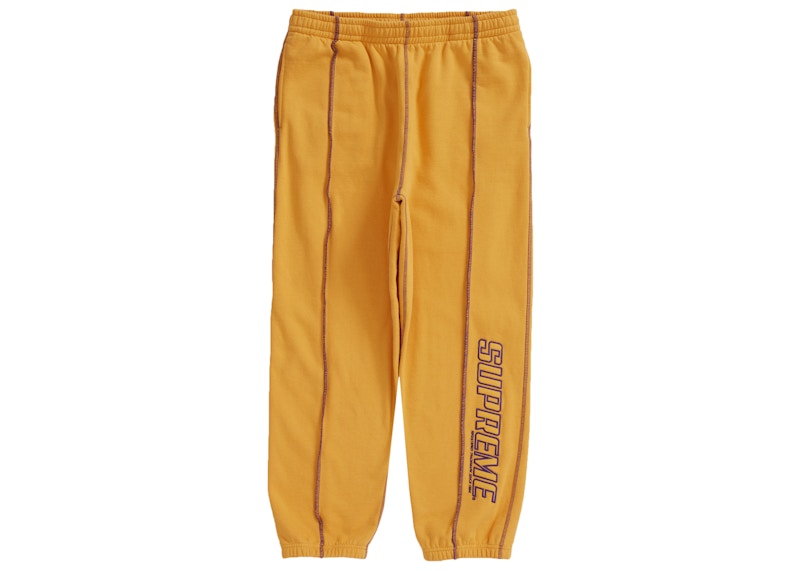 Supreme Coverstitch Sweatpant Dusty Gold