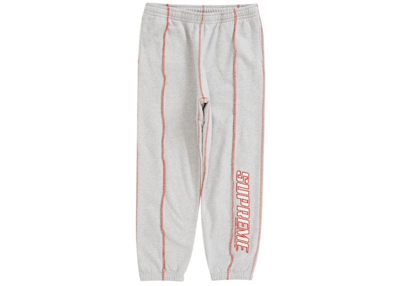 Supreme Coverstitch Sweatpant Heather Grey