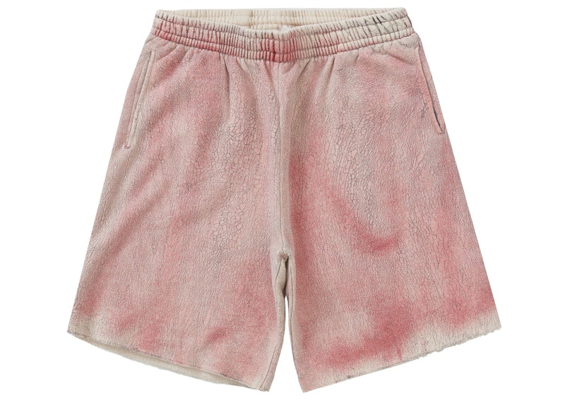 Supreme Crackle Sweatshort Red