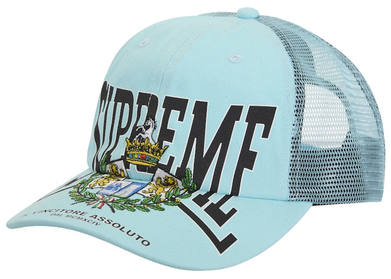 Supreme Crest Mesh Back 6-Panel Light Blue
