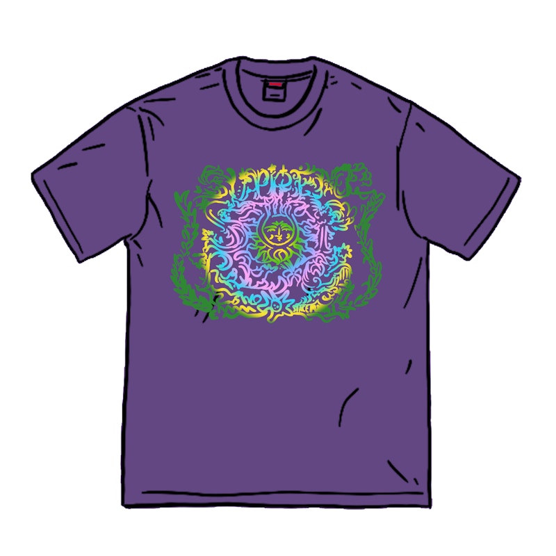 Supreme Crest Tee Purple