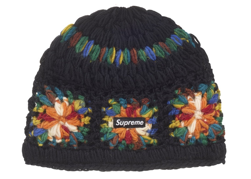 Supreme Crochet Beanie (SS25) Black