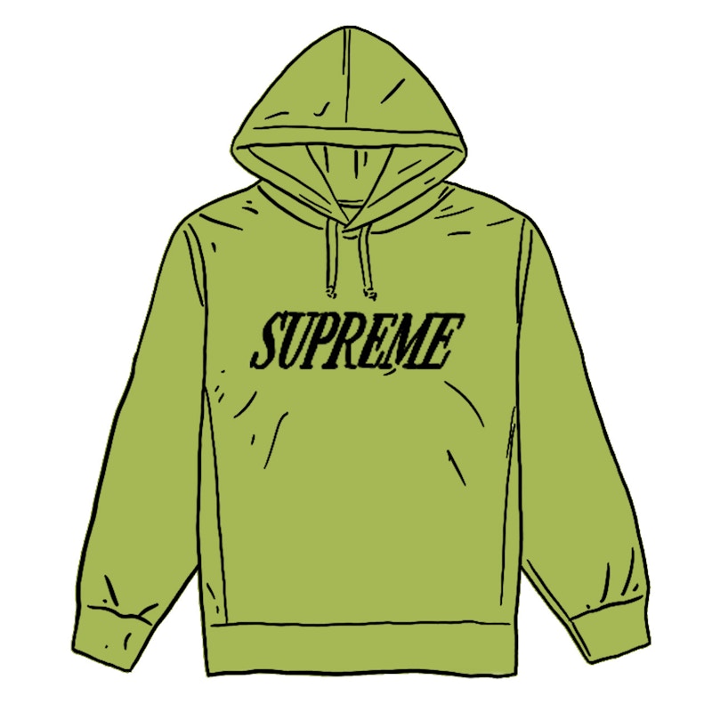 Supreme Crossover Hooded Sweatshirt Lime