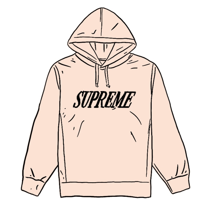 Supreme Crossover Hooded Sweatshirt Natural