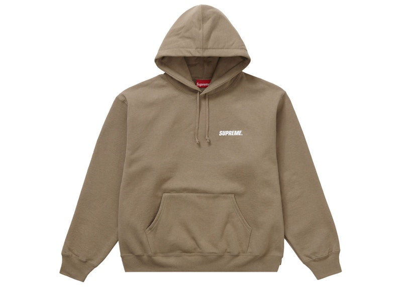 Supreme Crown Hooded Sweatshirt Dark Sand