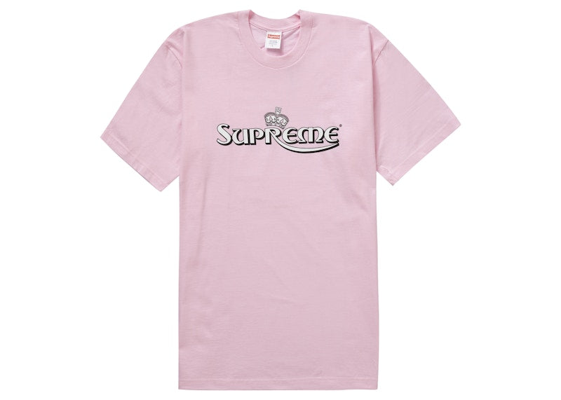 Supreme Crown Tee Light Pink