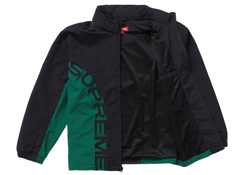 Supreme Curve Track Jacket Black
