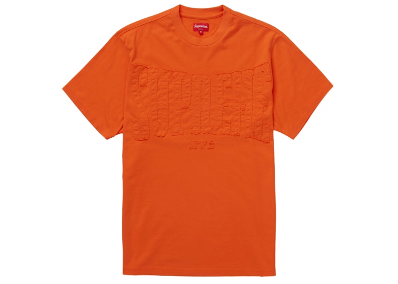 Supreme Cutout Logo S/S Top Orange