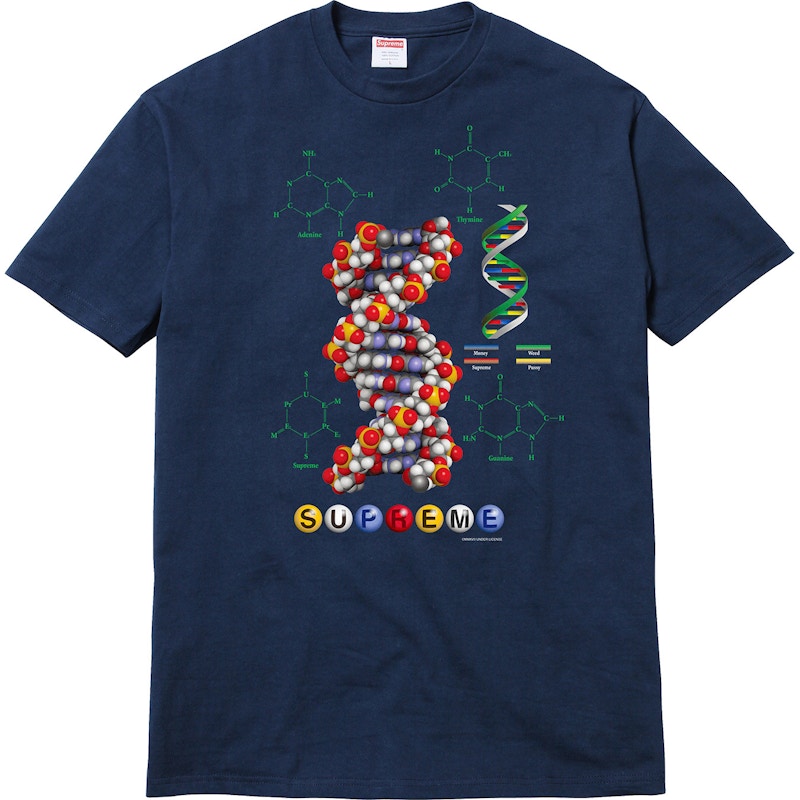 Supreme DNA Tee Navy