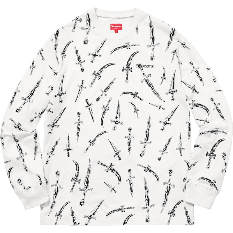 Supreme Daggers L/S Top White