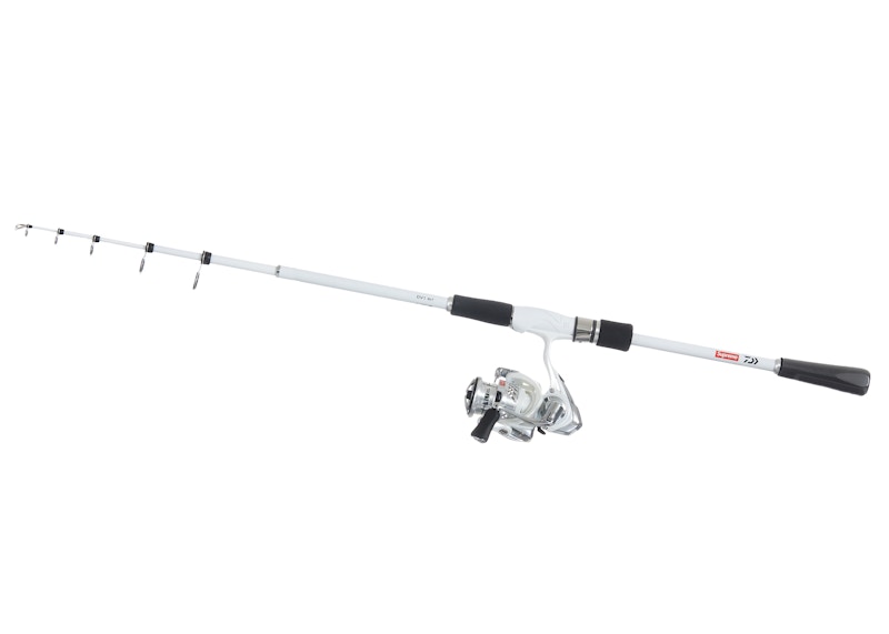 Supreme Daiwa DV1 Fishing Rod and Reel White