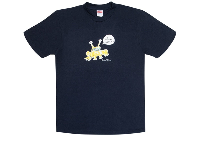 Supreme Daniel Johnston Frog Tee Navy