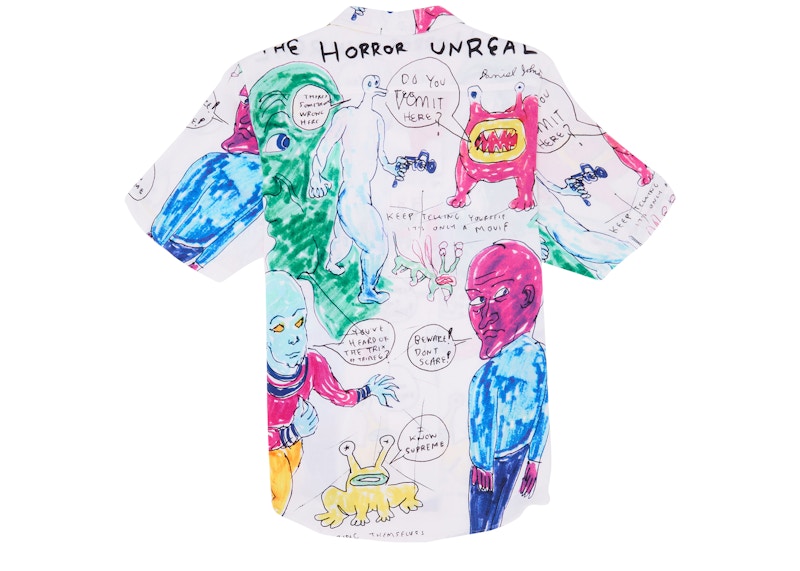 Supreme Daniel Johnston Rayon S/S Shirt White