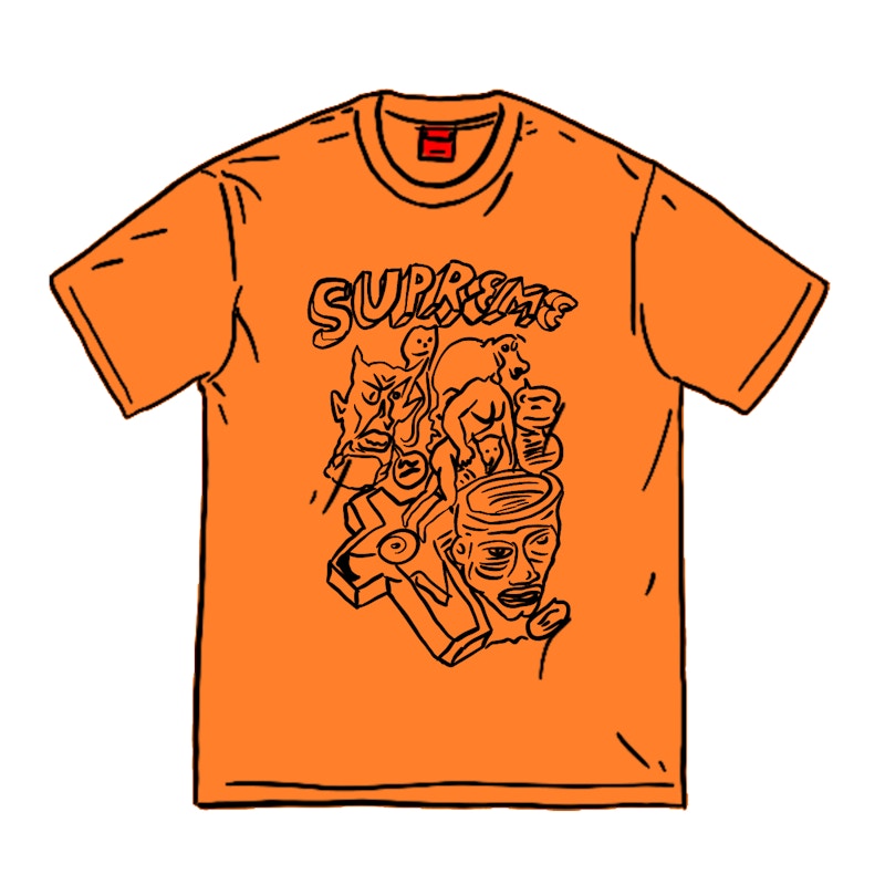 Supreme Daniel Johnston Tee Orange