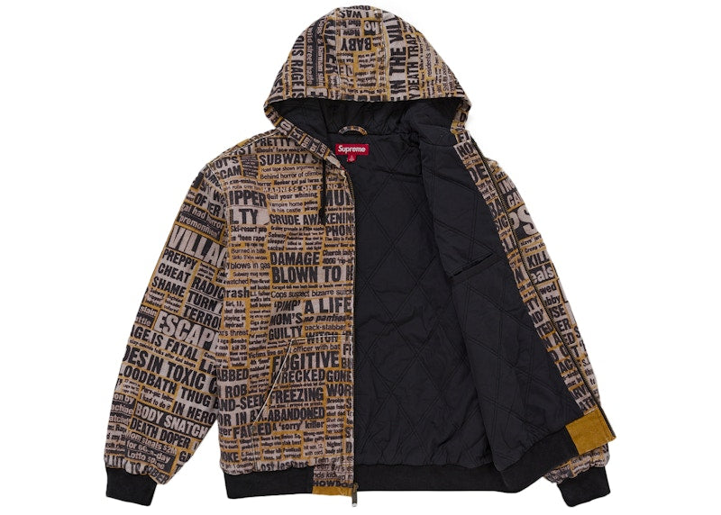 Supreme Dash Snow Hooded Work Jacket Multicolor