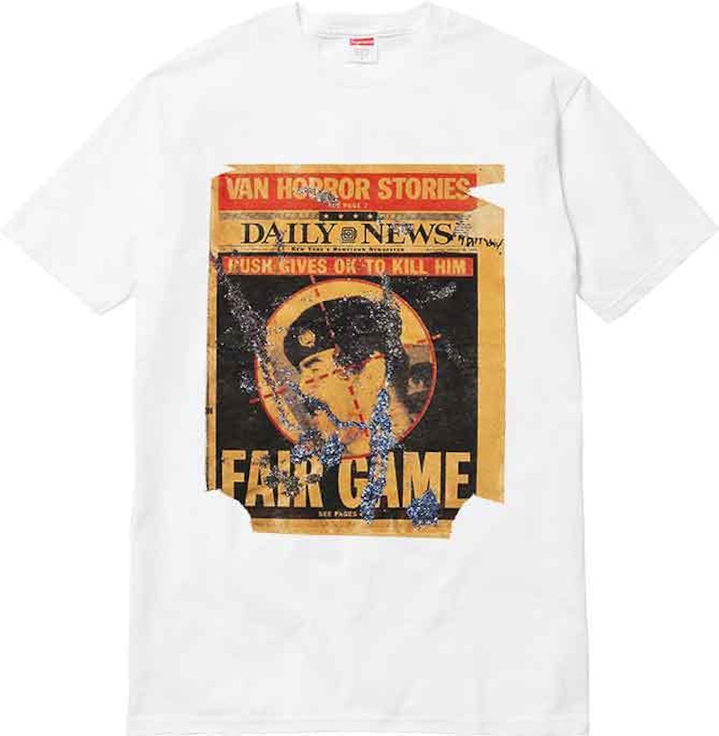 Supreme Dash Snow Tee White