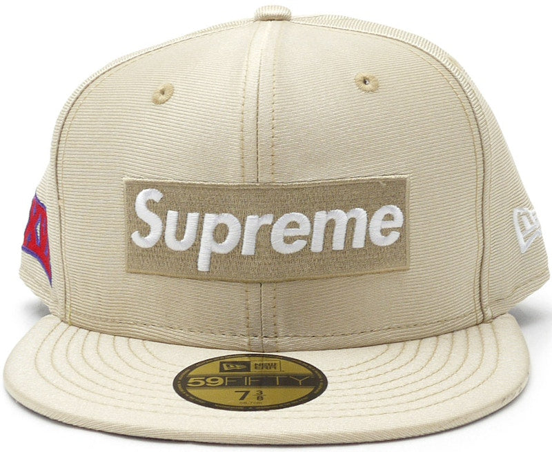 Supreme Dazzle Box Logo New Era Hat Gold