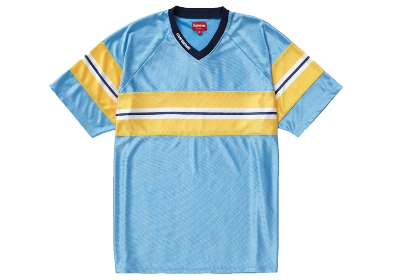 Supreme Dazzle Chest Stripe S/S Top Light Blue