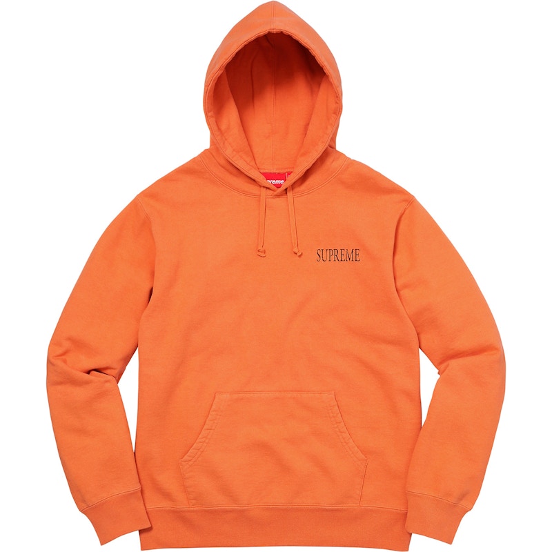 Supreme Decline Hooded Sweatshirt Bright Orange