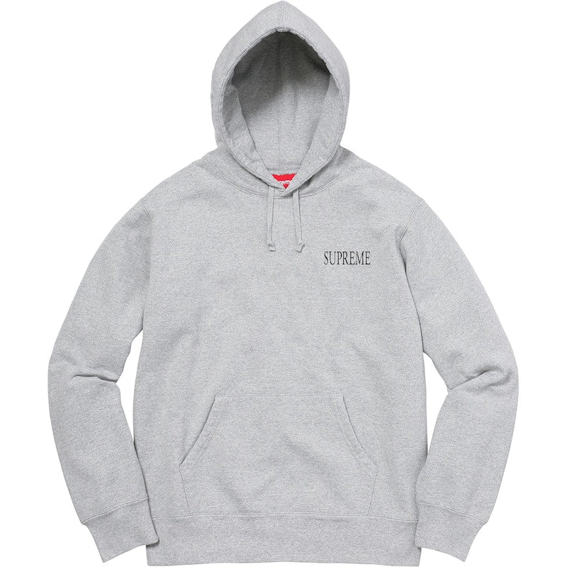 Supreme Decline Hooded Sweatshirt Heather Grey