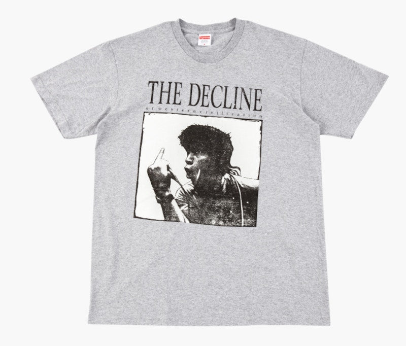 Supreme Decline of Western Civilization Tee Heather Grey