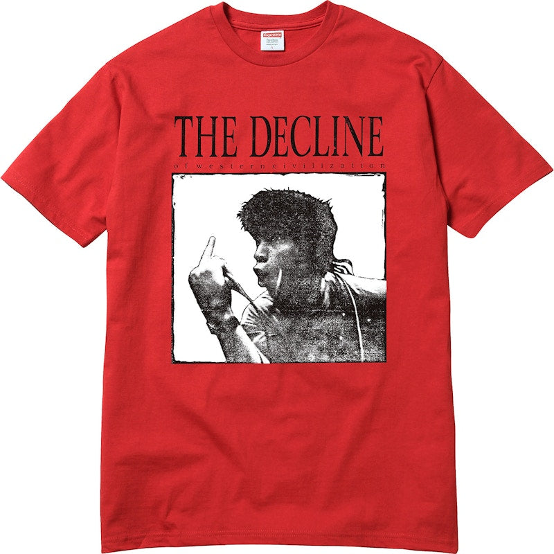 Supreme Decline of Western Civilization Tee Red