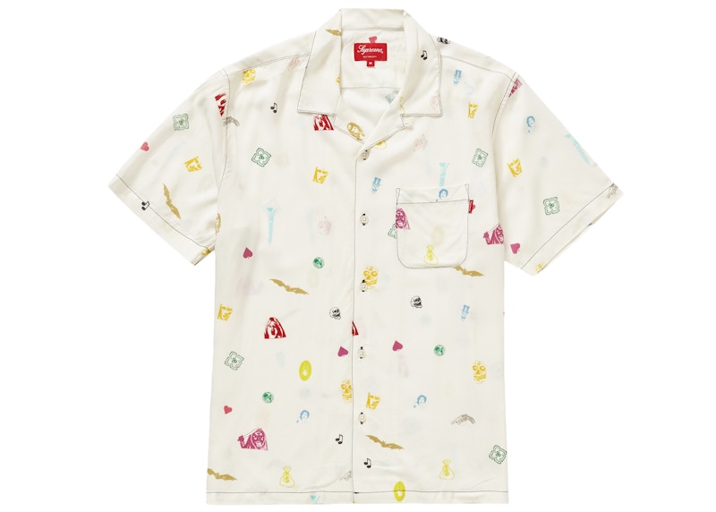 Supreme Deep Space Rayon S/S Shirt White