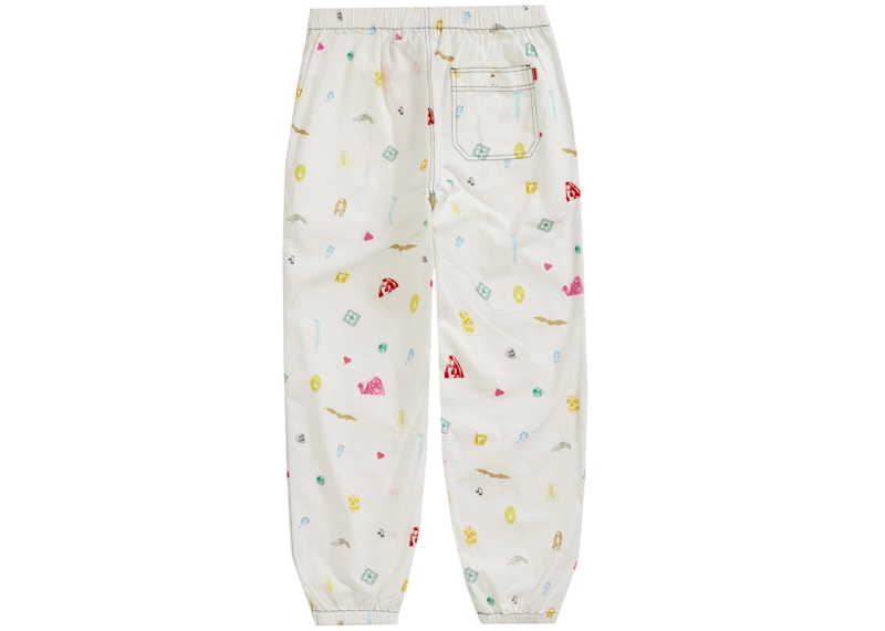 Supreme Deep Space Skate Pant White