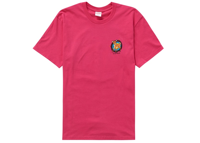 Supreme Deer Tee Pink