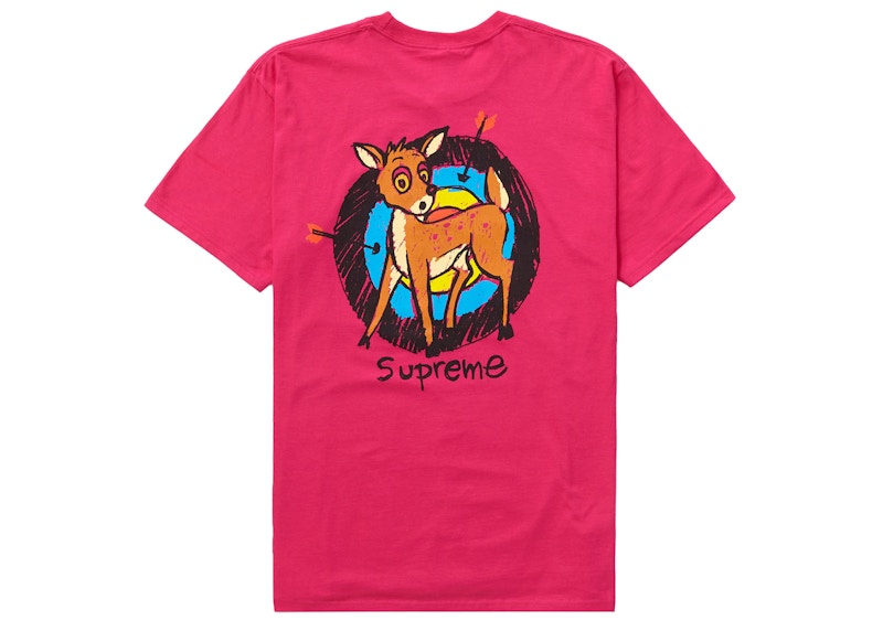 Supreme Deer Tee Pink