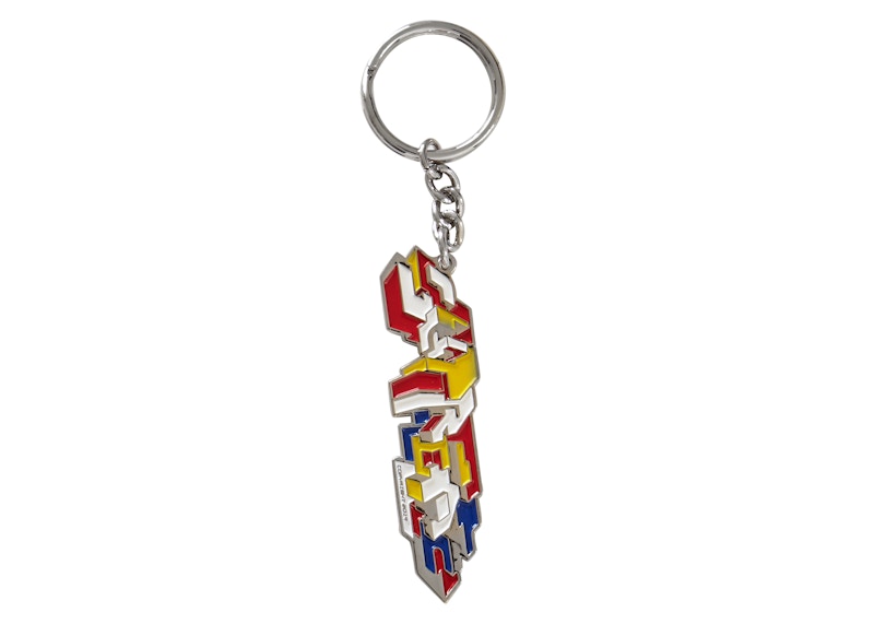 Supreme Delta Logo Keychain Multicolor