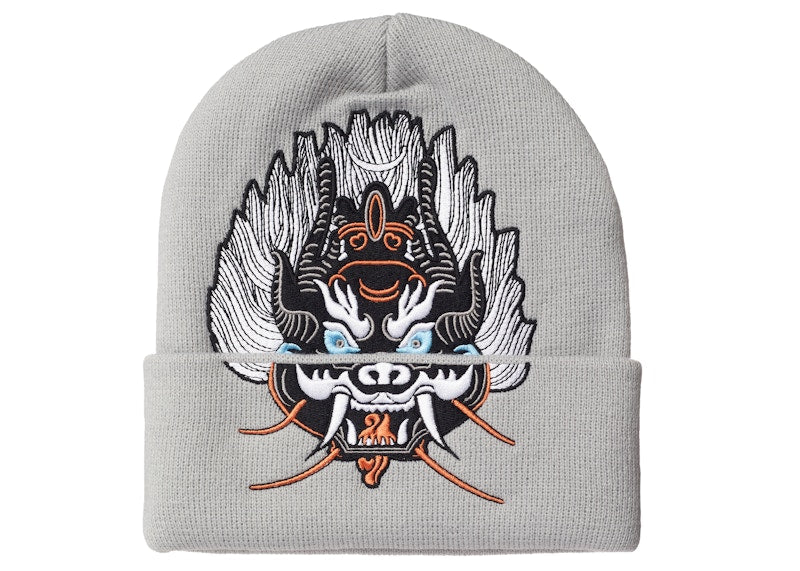 Supreme Demon Beanie Grey