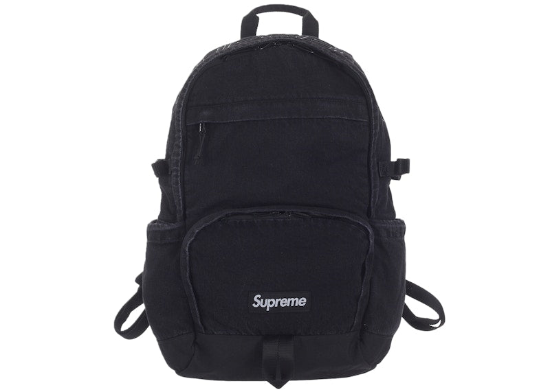 Supreme Denim Backpack Black