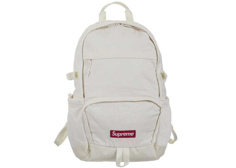 Supreme Denim Backpack White