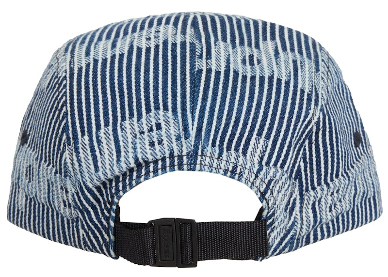 Supreme Denim Camp Cap (SS24) Stripe