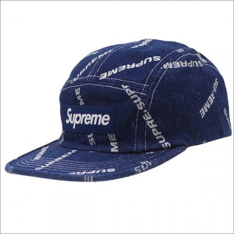 Supreme Denim Logo Blue