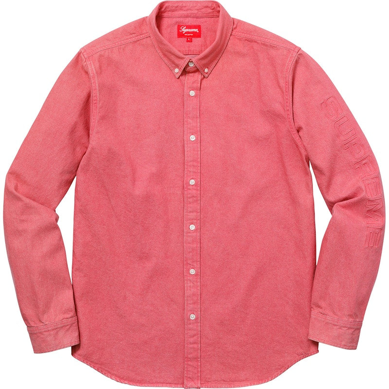 Supreme Denim Shirt Pink