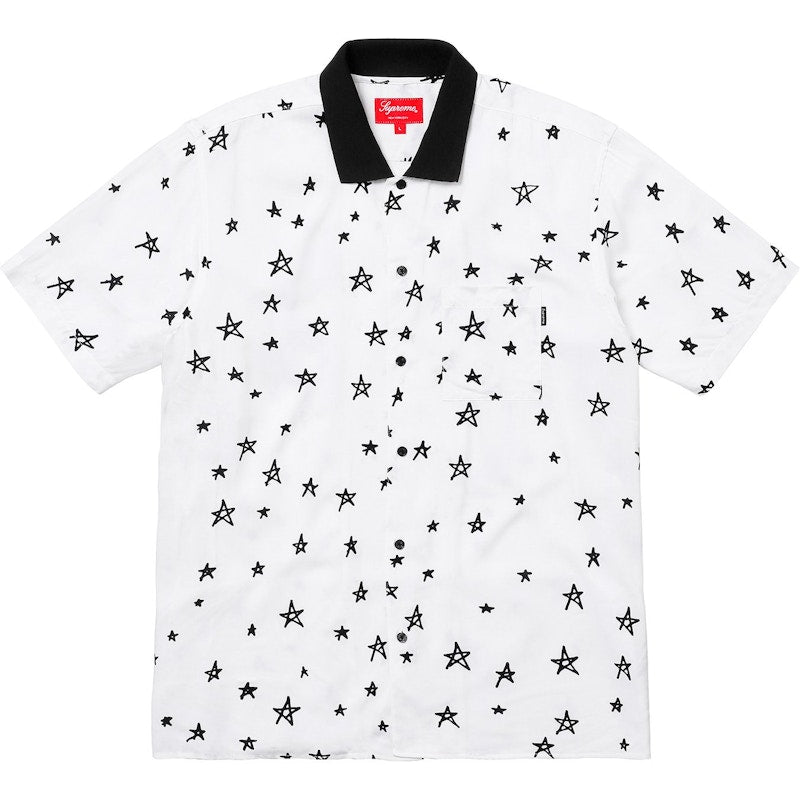 Supreme Devil Rayon Shirt White