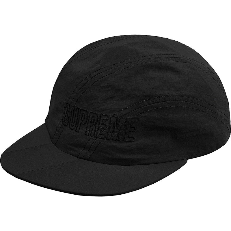 Supreme Diagonal Stripe Nylon Hat Black